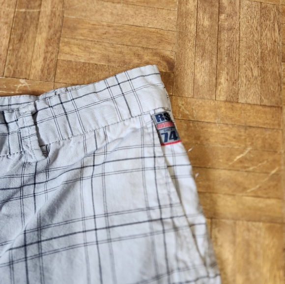 Mens Tag Grey Plaid Shorts 38 - Picture 2 of 6